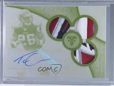 2015 Topps Triple Threads Printing Plate Yellow 1/1 Tevin Coleman #126 Auto k1f