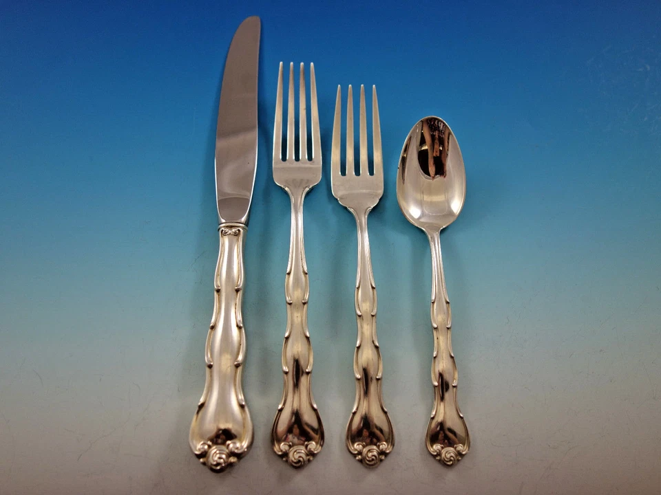 Rondo by Gorham Sterling Silver Flatware Set for 12 Service 48 pieces - Image 2 of 4