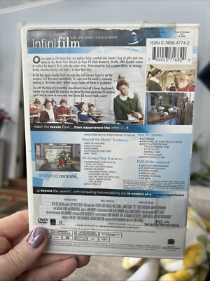 Elf DVD 2003 Christmas Movie Will Farrell James Caan Bob Newhart