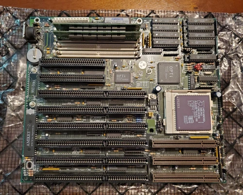 Vintage Shuttle HOT-419 Socket 3 Motherboard 486 ISA VLB Opti (Tested & Working)