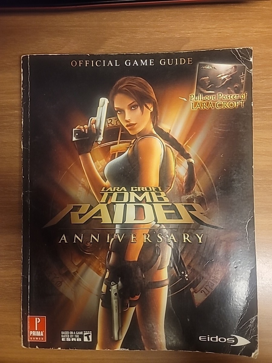 TOMBRAIDERパンフレット Tomb Raider Anniversary Prima Games Strategy Guide Playstation 2 w