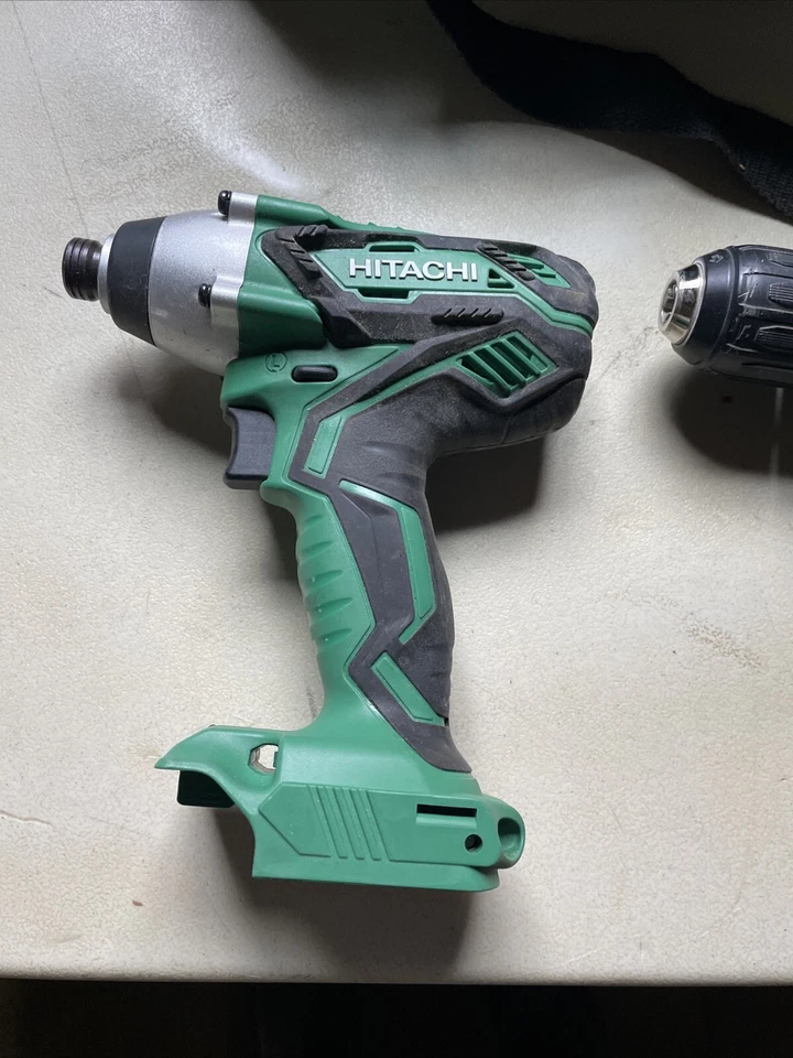 Hitachi 18V Cordless DS18DGL Drill / WH18DGL Impact Driver W Bag CLEAN - Image 3 of 4