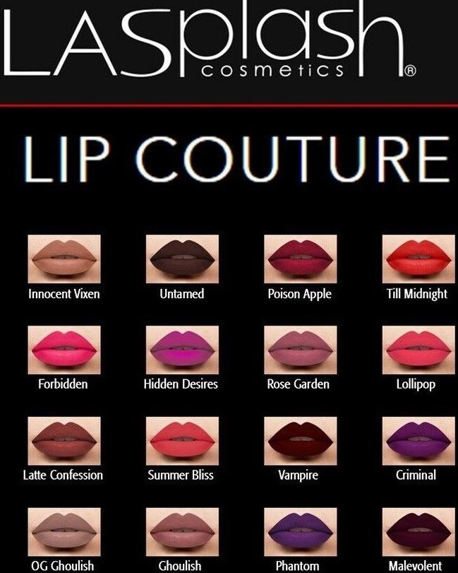 shop-lasplashcosmetics.c lip-couture.htmlom makeup lips LA Splash LIP COUTURE Waterproof Liquid Lipstick Matte AUTHENTIC ☆ Choose  Color