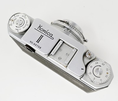 Near Mint】 Konica II B Camera w/Konishiroku Hexar 50mm f2.8 Lens