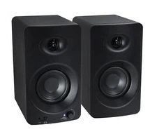 Pair Rockville ASM4 4" Pro Studio Monitor Computer Speakers w/Bluetooth+Optical