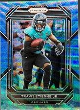 2022 Panini Prizm -Travis Etienne Jr  NFL Jacksonville Jaguars Green Prizm Card