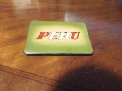 Peruvian Miniature Magnetic Pocket Address/Phone Book - Never used