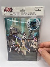 Stickeroni by Hallmark 2010 Star Wars Pop-up Scene  Stickers for Ages 3 New