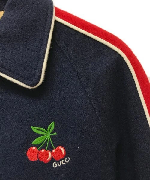 GUCCI Giacca bomber M logo ciliegia