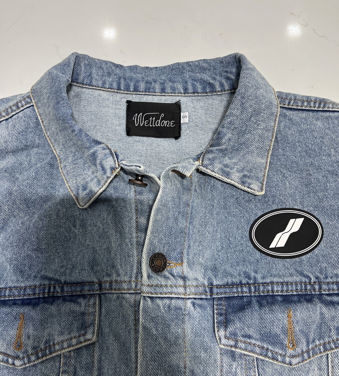 定価137500円　W11DONE WLLDONE　デニム　ジャケット We11done button-up blue denim jacket Size S | eBay
