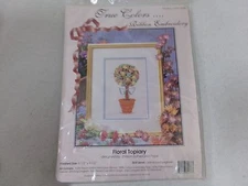 True Colors “Floral Topiary” Ribbon Embroidery Kit NEW by Sharon Sutherland Pope