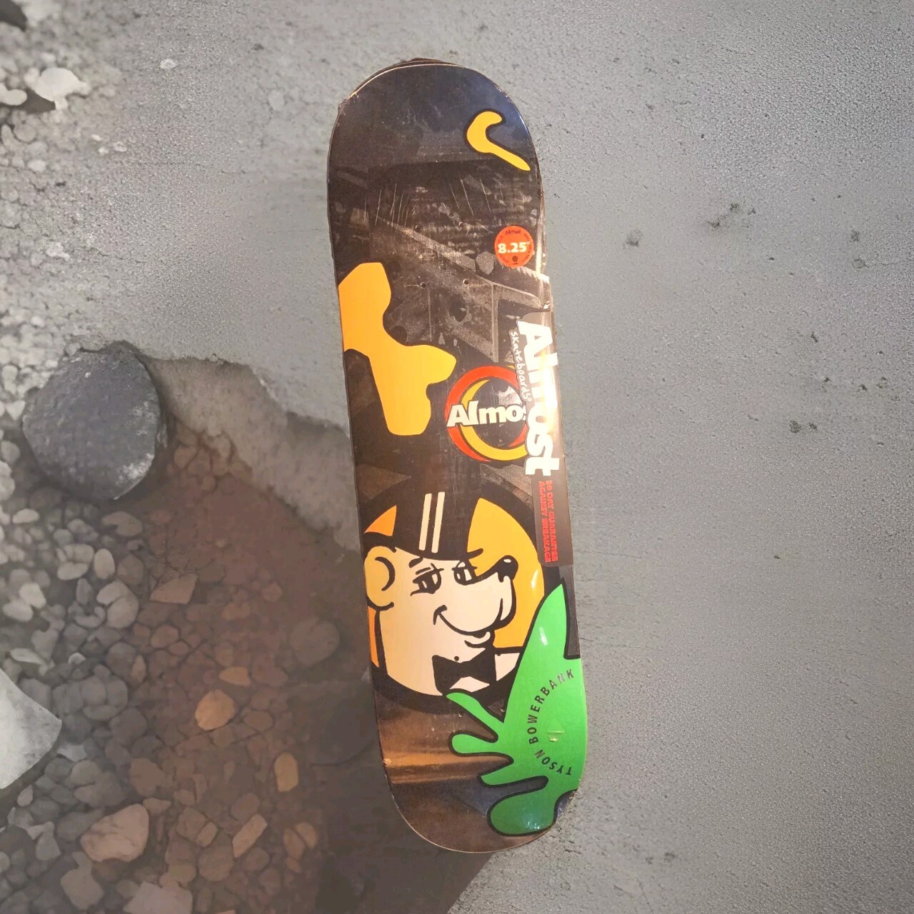 Deck 8.25 Durable Wood, Mellow Concave, Steep Kick,  7ply