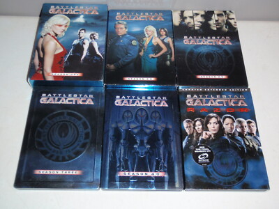 Battlestar Galactica Season 1 2 3 4 Razor Two Steelbooks DVD Lot