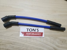 Blue Taylor 409 10.4mm Harley Davidson Performance Short Coil Relocation Wires Blue Taylor 409 10.4mm Harley Davidson Performance Short Coil Relocation Wires