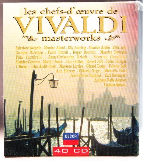 Les Chefs-d'oeuvre de Vivaldi Masterworks Collection 40 CD Decca