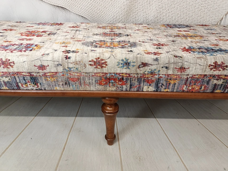 Bedroom Bench, Dining Room Bench, Upholstered Bench, Ottoman Bench - Image 4 of 4