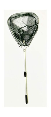 Telescope Landing nets (Hoop:23x24,Handle:27~47'',Knotless Mesh)