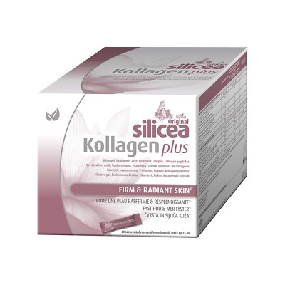 Anton Hubner Silicea Kollagen Plus 60 Beutel - Unterstützung für Haut, Haare & Nägel