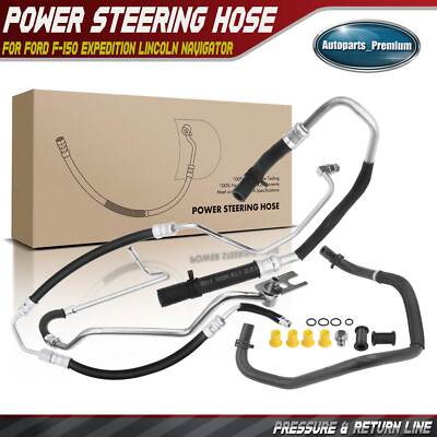 4pc Power Steering Pressure Return Hose Replacement Parts 4pc Power Steering Pressure Return Hose Replacement Parts