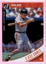 2018 Donruss Career Stat Line Variations #64 Cal Ripken IRON MAN #d/276 - NM-MT