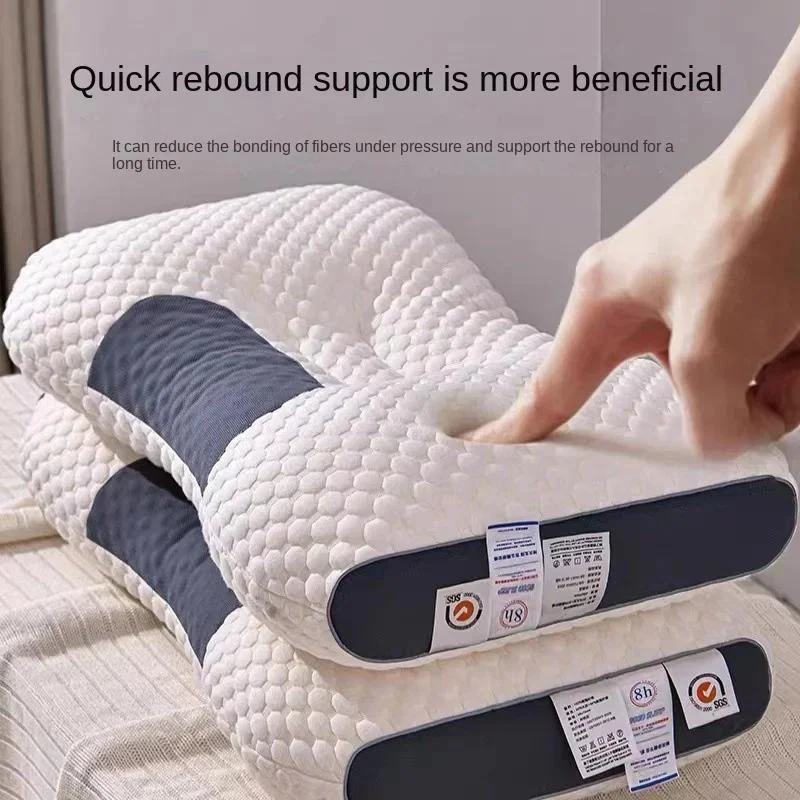 Cervical Orthopedic Neck Pillow Help Sleep and Protect the Pillow Neck Household - Picture 9 of 24
