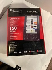 Augen The Book eReader 2GB Wi-Fi, 7" With Case Augen External Speaker open box