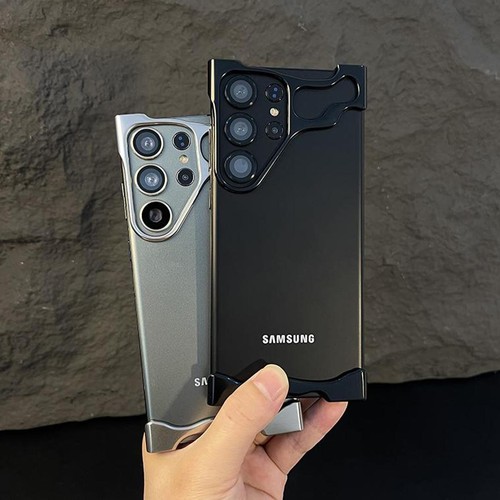 Luxury Irregular Aluminum Alloy Bumper for Samsung S23 S24 Ultra - Picture 24 of 28