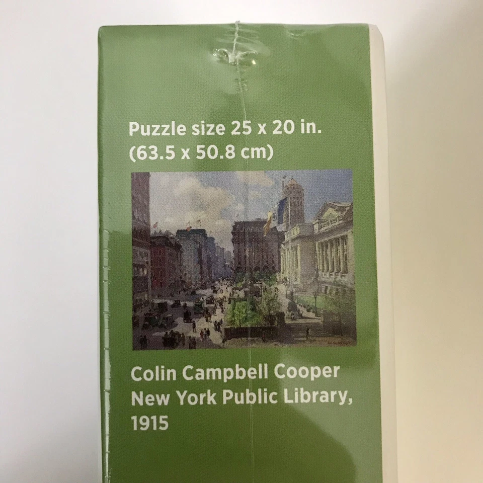 New York Public Library 1915 1000 Piece Jigsaw Puzzle Colin Campbell Cooper NEW - Image 4 of 4