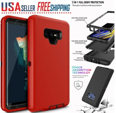 For Samsung Galaxy S9 S8 Plus S8+ S9+ S10 Case Shockproof Hard Phone Back  Cover