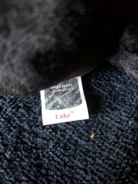 Luke Black Dog DOB June 15 1998 for sale online Ty Beanie Baby Collection