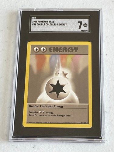 Double Colorless Energy graded SGC 7 for sale on eBay