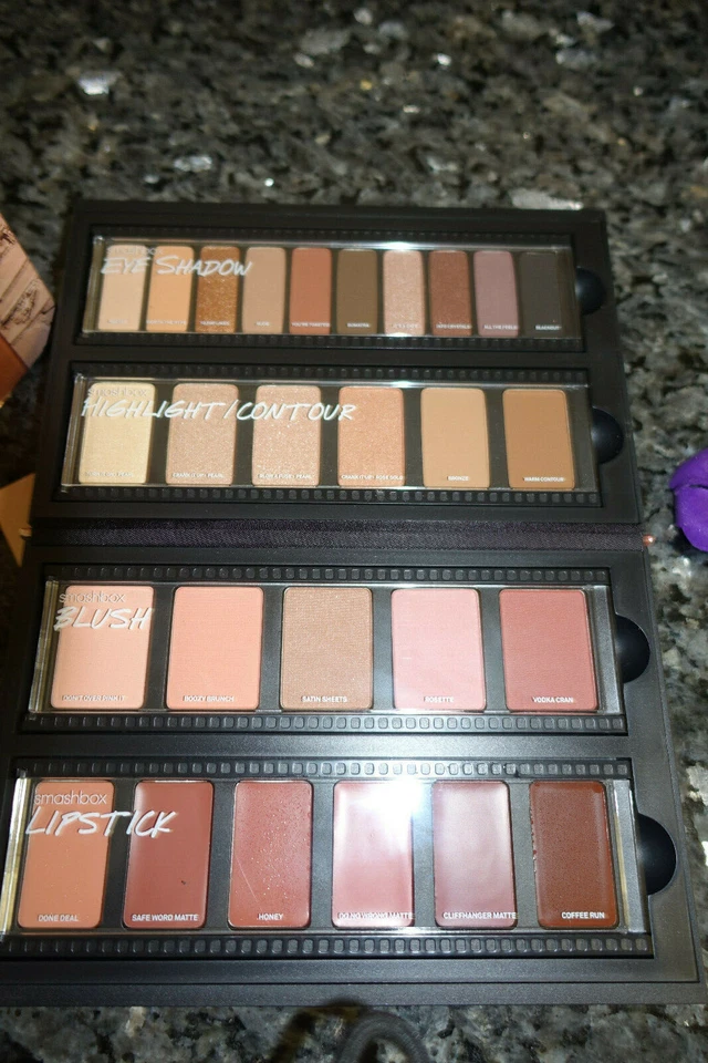 Smashbox  knockout neutrals master class palette 10 eyeshadow 6 lipstick 11 pow - Image 3 of 4
