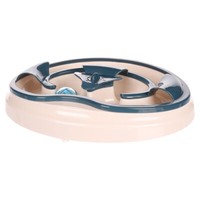 Flamingo Katzenspielzeug Shilo Oval Weiß/Blau 32,5X27Cm Mit Katzenminze