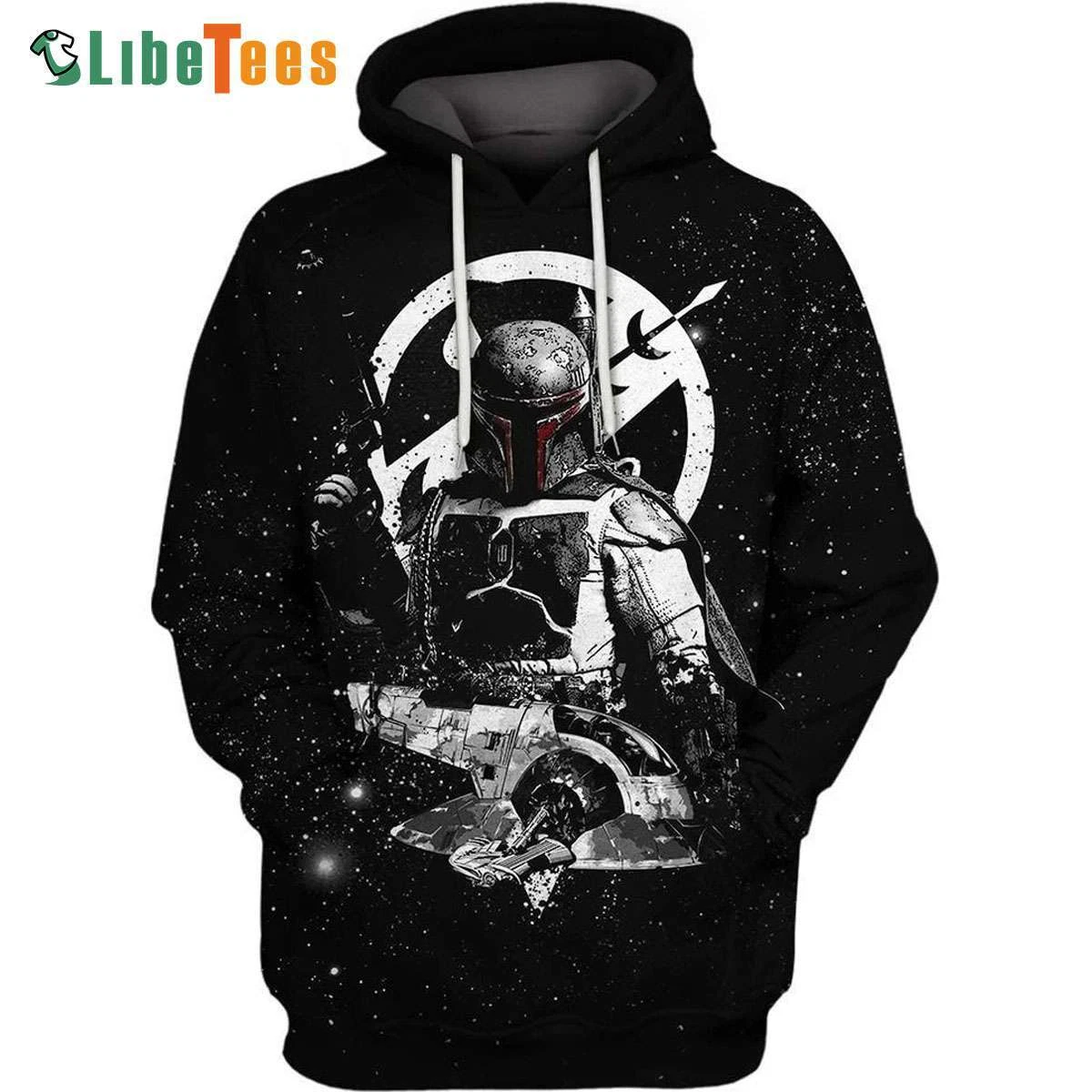 Boba Fett Pilots Geeky Star Wars 3D Hoodie Gifts For Star Wars