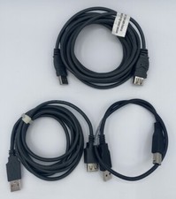 Lot of 3 USB Data Transfer Cables; 2 Belkin 1 Hewlett-Packard