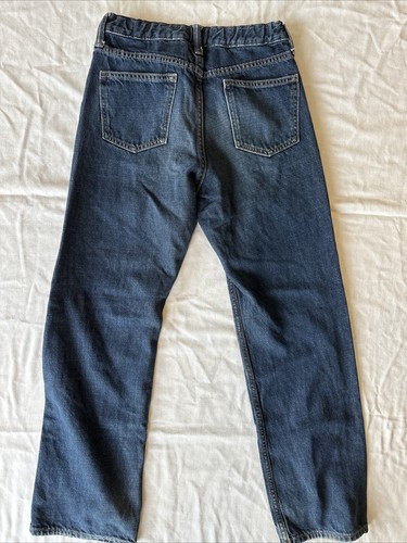 Old Navy Loose Straight Leg Jeans Boys Size 14 Reg Blue Denim Adjustable Waist - Picture 11 of 11