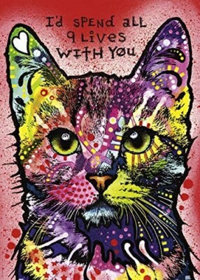 Cat　1001 Heye Jolly Pets Puzzle 9 Lives Dean Russo Cats 1000 Pcs #29731 for