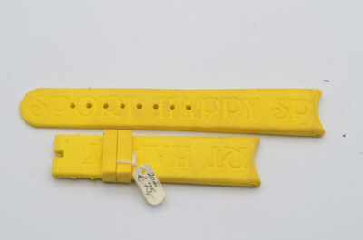 CHOPARD KAUTSCHUK ARMBAND VINTAGE 19MM HAPPY SPORT FÜR DORNSCHLIESSE 16MM NEU