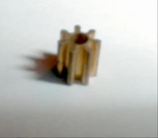 12 Tooth Tall Brass Slot Car Pinion Gear by WELDUN 48 Pitch .093" ID 1960s NOS