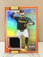 2026 Topps Series 1 Paul Skenes #/25 Real One Relic Card Orange Parallel—Pirates