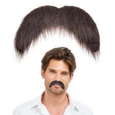 Self Adhesive Fake Mustache Realistic Facial Hair Beard for Cosplay Costume