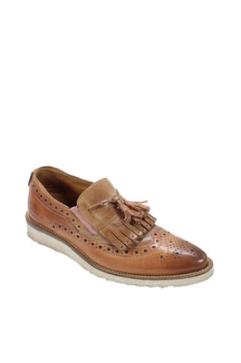 Melvin & Hamilton Womens Leather Amy Slip-On Loafer Shoes Brown Size 8
