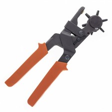 ToolTreaux 9 Inch Heavy Duty Revolving Leather Hole Punch Tool 2.0-4.5mm