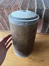 Vtg Round Lift Out Floor Safe NO Key Parts Re...