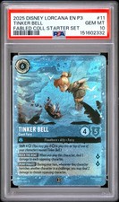 2025 DISNEY LORCANA EN P3-PROMO 11 TINKER BELL - GIANT FAIRY PSA 10