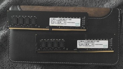 32GB (2x16GB) DDR4 3200MHz Desktop RAM Memory Kit CL22 AU16GGB32CSYBGH