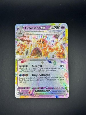 Palossand ex 091/191 Holo Rare Surging Sparks Pokemon Deutsch Near Mint