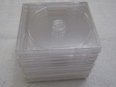 Lot of 12 USED Jewel Cases - Some cracks but fully functional