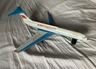 VINTAGE AIRPLANE IL 62 TOY AEROFLOT FRICTION JET 60s USSR SOVIET ERA CCCP METAL