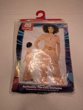 Ladies 70s Authentic Chic Retro Jumpsuit Hippie Tragic Hippy Disco 1970s Costume